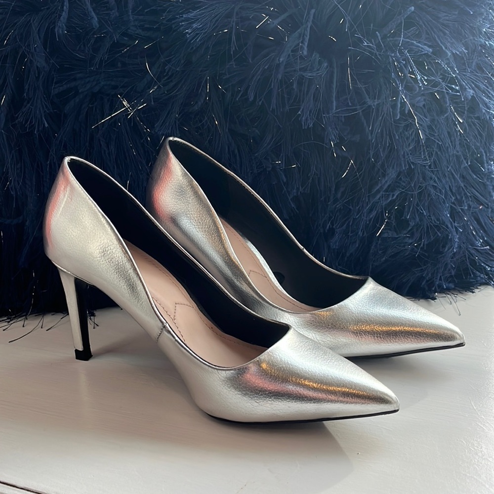 Zara Silver Party Shoes
